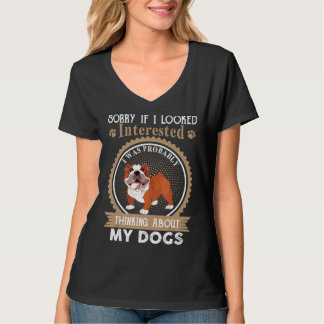 Camiseta Buldogue Francês Desculpe Se Eu Parecia Francês In