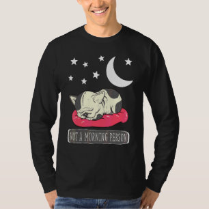 Camiseta Buldogue Francês Dormindo Pijamas Roupa Noturna
