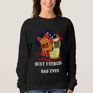 Camiseta Buldogue Francês dos Estados Unidos do pai