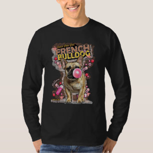 Camiseta Buldogue Francês E Candy Frenchie Dog Puppy Anima