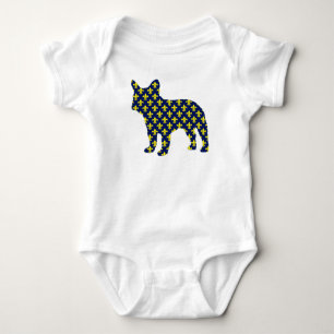 Camiseta Buldogue francês Fluer de Lis