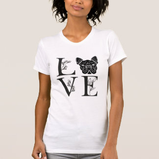 Camiseta Buldogue francês Love T Shirt