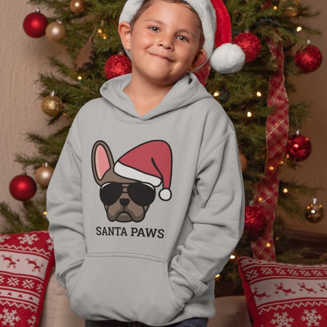 Camiseta Buldogue francês marrom do Natal (Criador carregado)