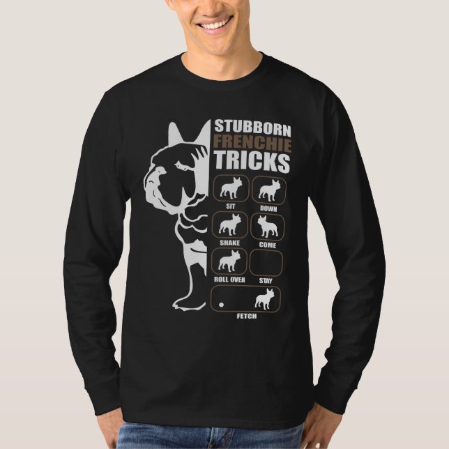 Camiseta Buldogue Francês | Presente de Truques Franceses S (Frente)