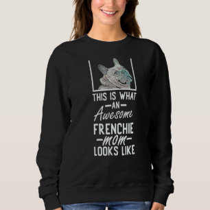 Camiseta Buldogue Francês Sente Francês Por Mulher Roupa Cl