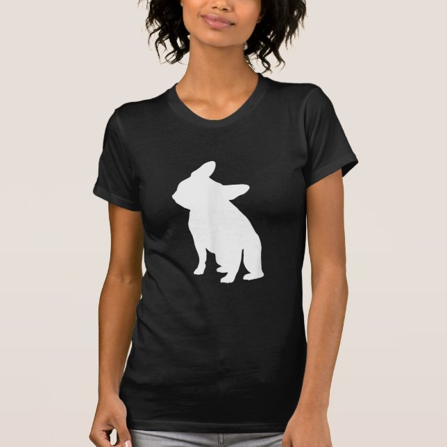 Camiseta buldogue francês simples | presente bonitinho fren (Frente)