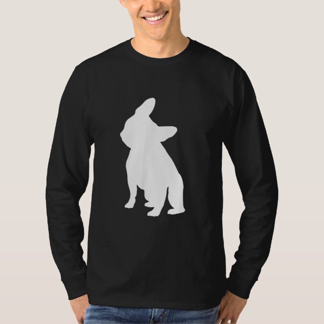 Camiseta buldogue francês simples | presente bonitinho fren (Frente)