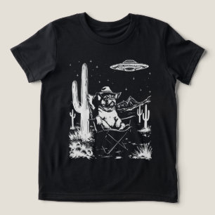 Camiseta Buldogue francês UFO
