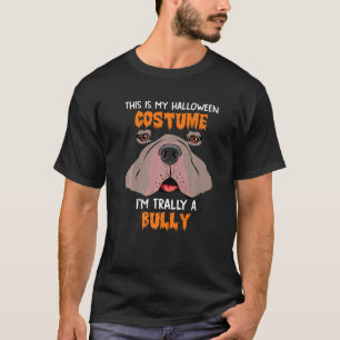 Camiseta Buldogue Halloween Costume American Bull Dog Face