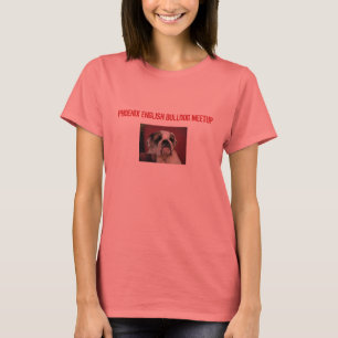 CAMISETA BULDOGUE INGLÊS MEETUP DE PHOENIX