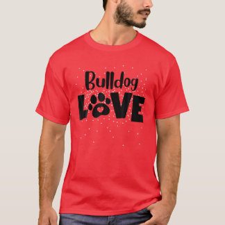 Camiseta Buldogue Love Paw