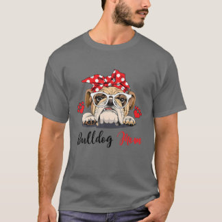 Camiseta Buldogue Mãe Engraçado Amantes Buldogue