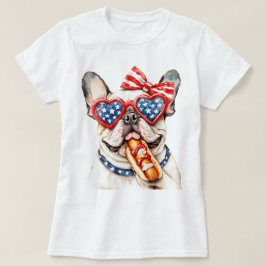 Camiseta Buldogue Patriótico