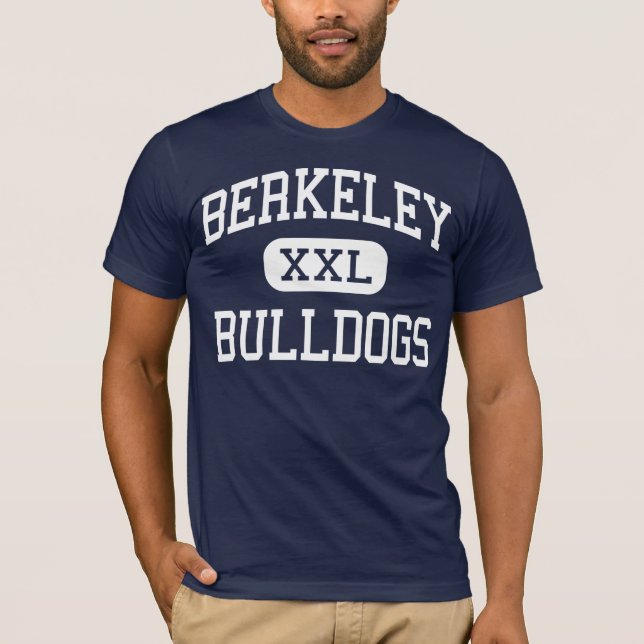 Camiseta Buldogues Berkeley médio Missouri de Berkeley (Frente)