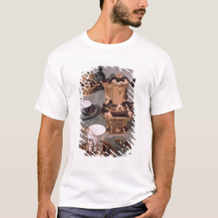 Camiseta Bule, açucareiro, pote do chocolate e caneca