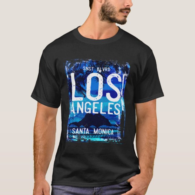 Camiseta Bulevar de Los Angeles Santa Monica (Frente)
