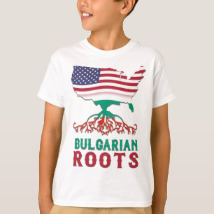 Camiseta Búlgara Americana de Raízes