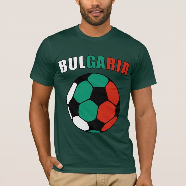 Camiseta Bulgária Footy (escuro) (Frente)