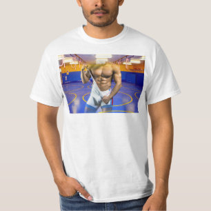 Camiseta Bulge de homem musculoso do SlipperyJoe's de seis
