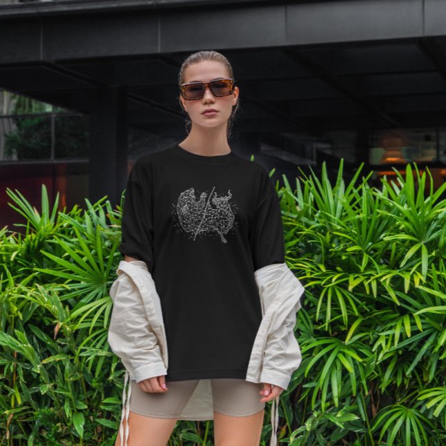 Camiseta Bull And Bear Geometric (Criador carregado)