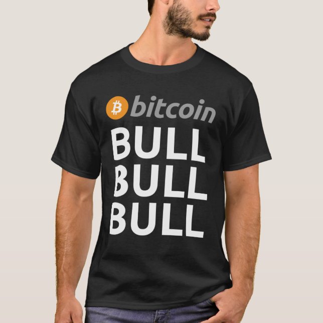 Camiseta Bull Bull Cryptocurrency BTC Hodl (Frente)