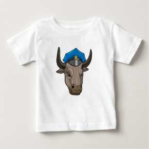 Camiseta Bull como agente policial