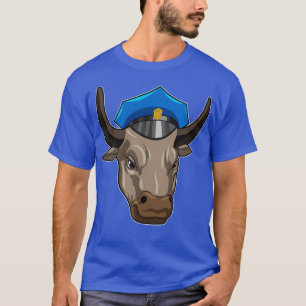 Camiseta Bull como agente policial