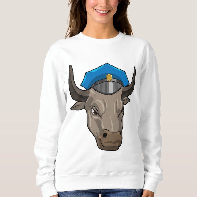 Camiseta Bull como agente policial (Frente)