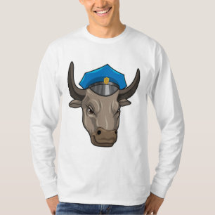 Camiseta Bull como agente policial