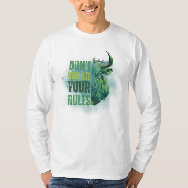 Camiseta Bull design | Reminder | Motivation (Frente)
