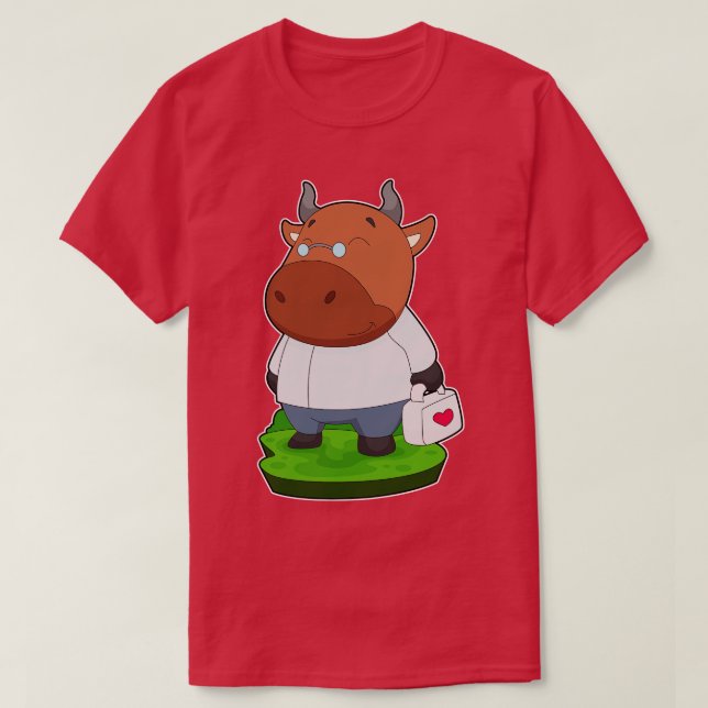 Camiseta Bull Doctor First Aid kit (Frente do Design)