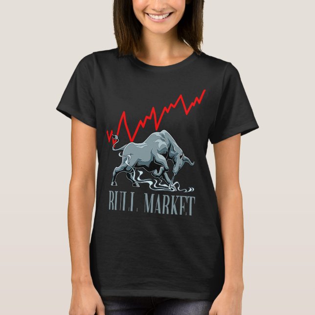 Camiseta Bull Market Stocks Investing (Frente)
