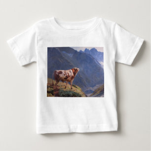 Camiseta Bull nos Alpes (por Eugène Burnand)