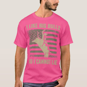 Camiseta Bull Rider Bull Rodeo Bull Western Eu gosto do Big