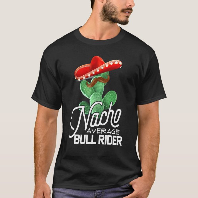 Camiseta Bull Rider Média Bull Rider Cinco De Mayo (Frente)