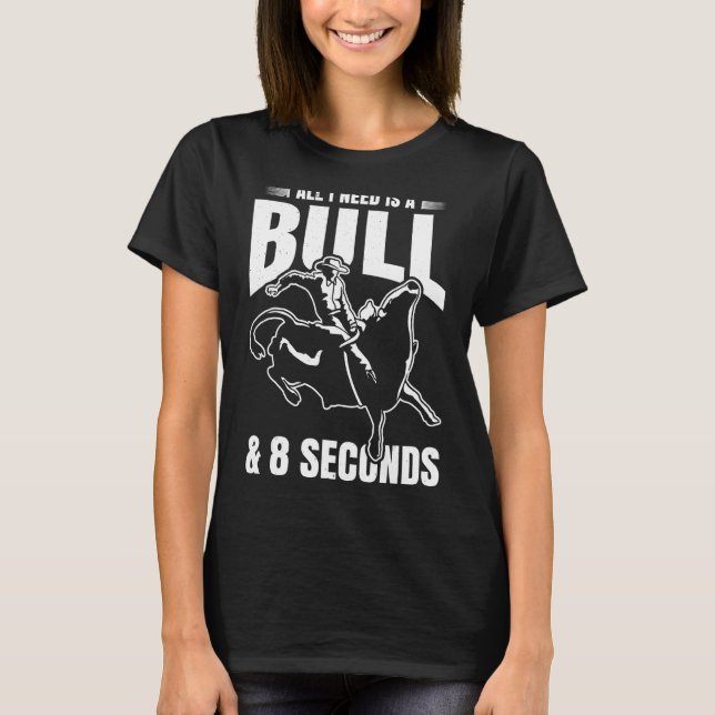 Camiseta Bull Rider Rodeo Athlett Future Bu (Frente)