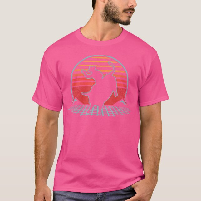 Camiseta Bull Riding Rodeo 80S Cowboy (Frente)