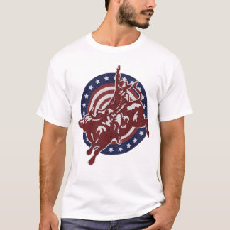 Camiseta Bull Riding Rodeo Rider Cowboy Vintage