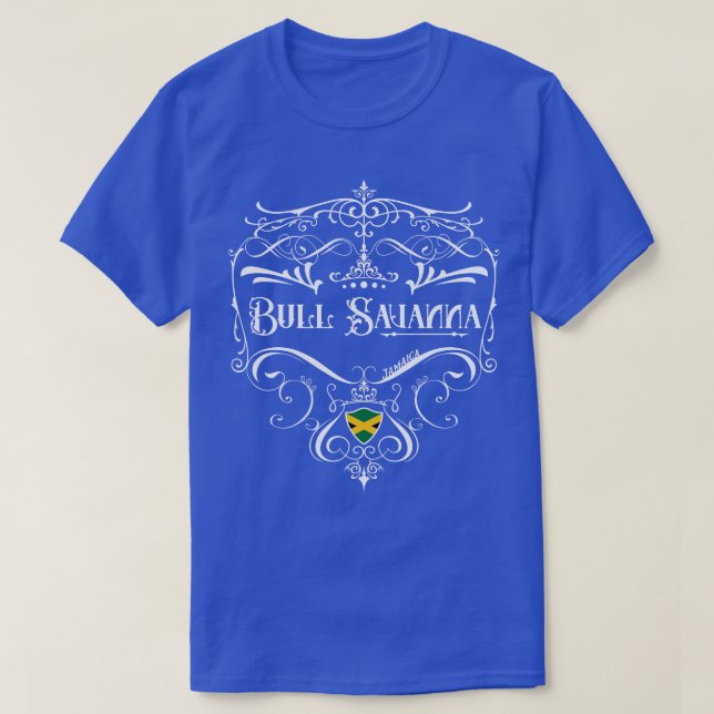 Camiseta Bull Savanna Vintage design 1 (Frente do Design)