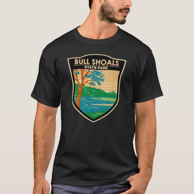 Camiseta Bull Shoals - White River State Park Arkansas  (Frente)