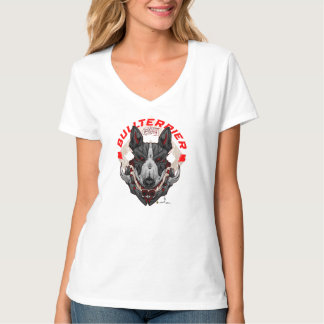 Camiseta BULL TERRIER Cyberpunk Samurai Elite