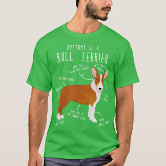 Camiseta Bull Terrier Dog Anatomia 2