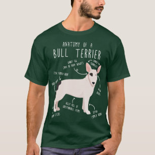 Camiseta Bull Terrier Dog Anatomia 3