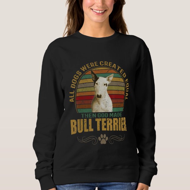Camiseta Bull Terrier Dog Breeds Pet Dogs Men Women Childre (Frente)