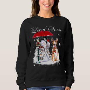 Camiseta Bull Terrier Papais noeis Cão Natal Snowman Xmas P