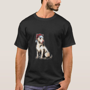 Camiseta Bull Terrier Santa Claus Que Feliz Cão De Natal X