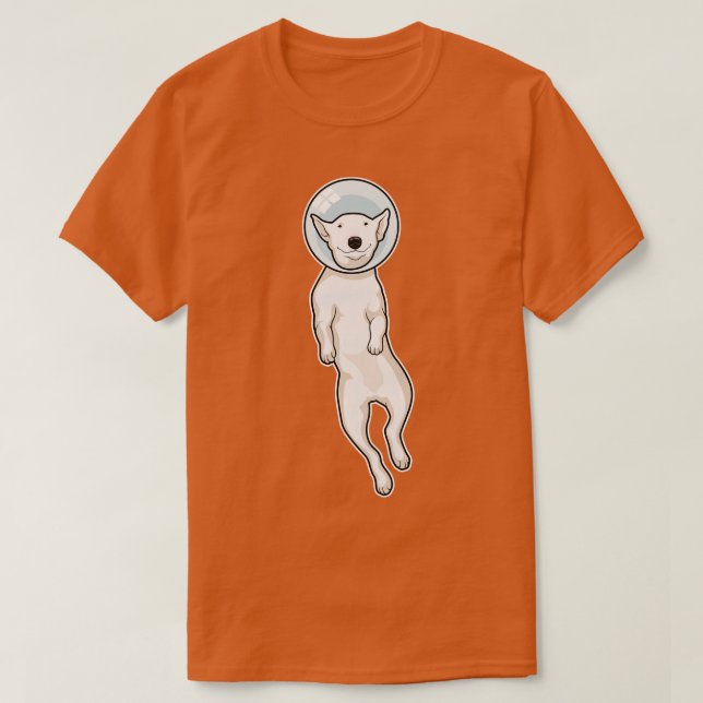 Camiseta Bull Terrier Space (Frente do Design)