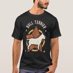 Camiseta Bull Terrier Vintage Cão Clássico Retroativo