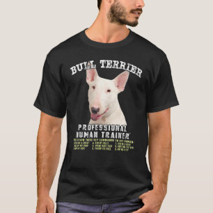 Camiseta Bull Terrier White Professional Formador Humano