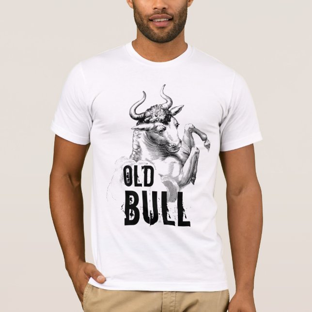 Camiseta "Bull velha " (Frente)